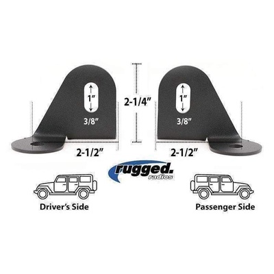 Rugged Radios Jeep Antenna Mount - MT-ANT-JEEP-PS